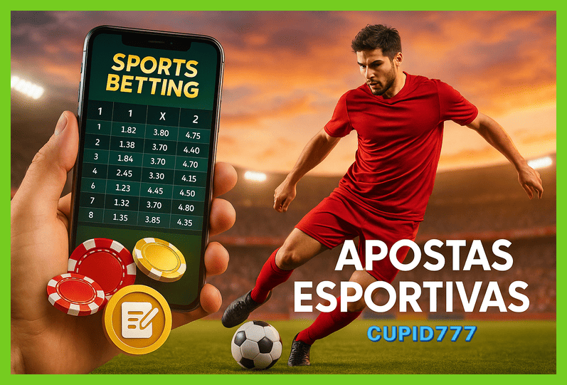 Aposte em apostas esportivas no cassino online CUPID777