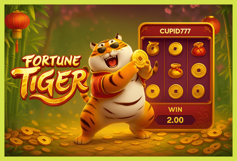 Fortune Tiger é um jogo imperdível no CUPID777 Casino